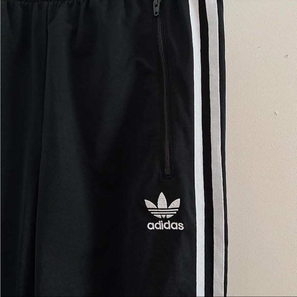 Boys Adidas Black Track Pants - Picture 3 of 8